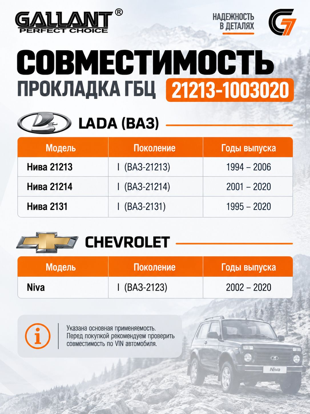 Прокладка ГБЦ 21213-1003020 ВАЗ 21213, 21214 Нива, Шевроле Нива 2123, асбест, диаметр 82 мм — фото 1