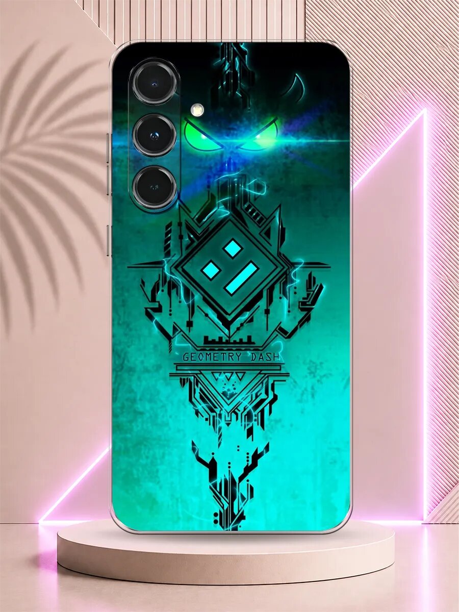 Чехол на Samsung S24 FE Geometry Dash