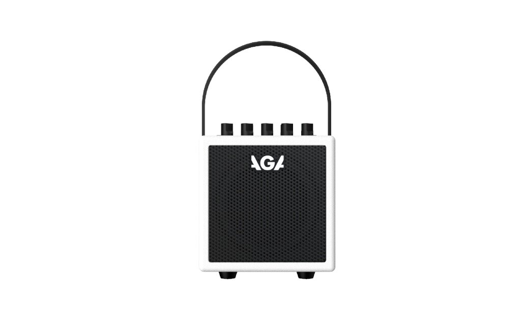 Bass-Mini-WH Комбоусилитель для бас-гитары, 30Вт, белый, AGA