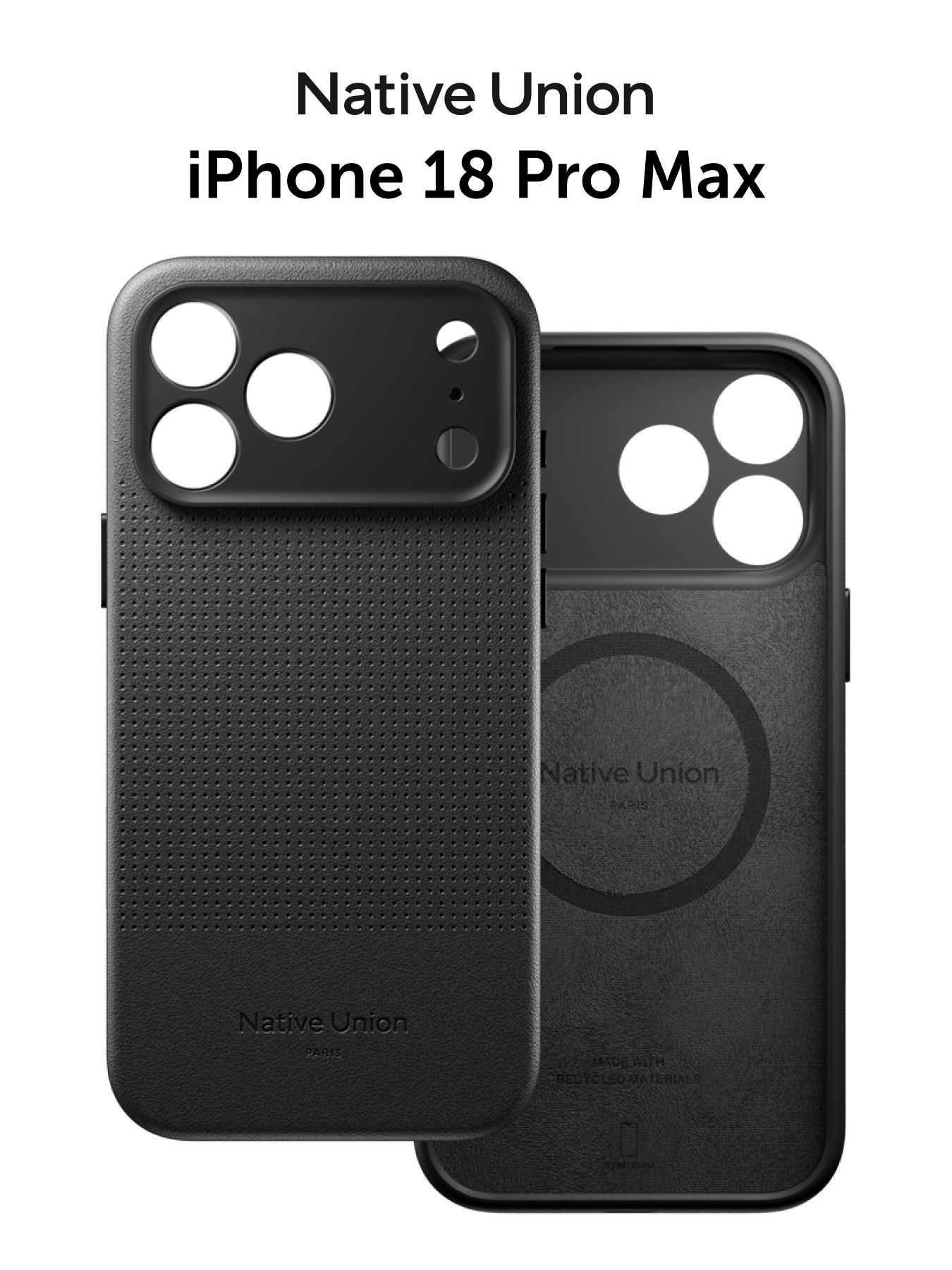 Чехол на iPhone 18 Pro Max Native Union ACTIVE CASE BLACK