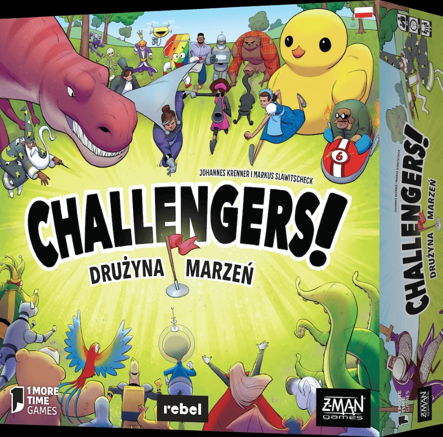 Настольная игра Rebel Challengers "Команда мечты", для компании, для детей