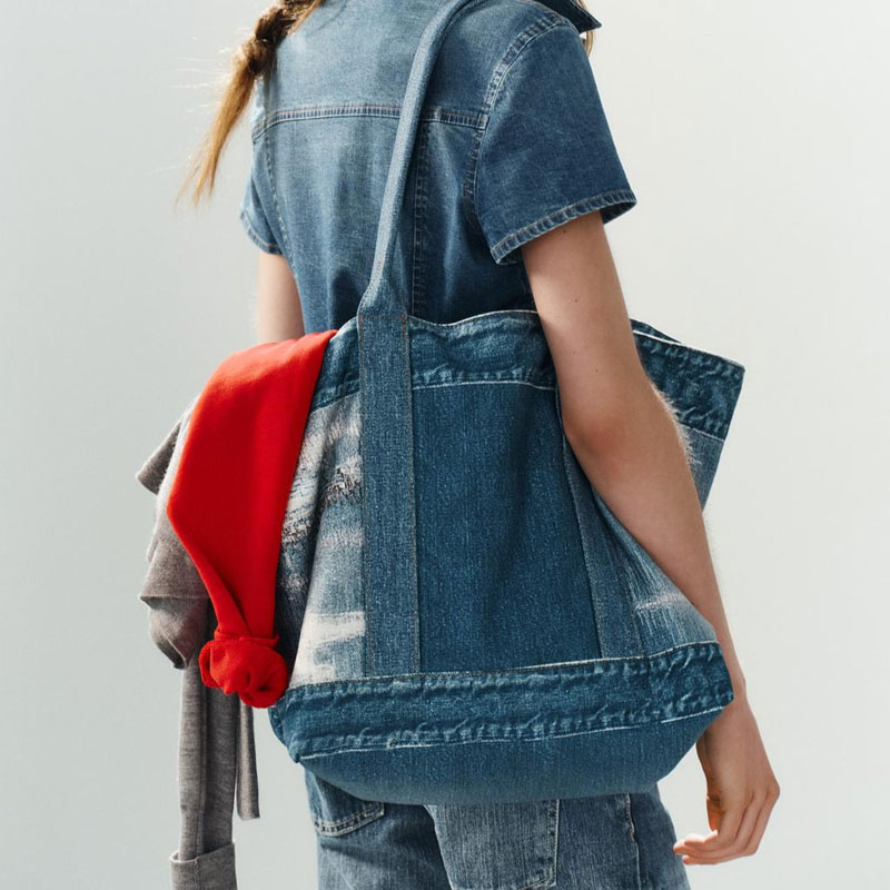Сумка Zara, синий — фото 1