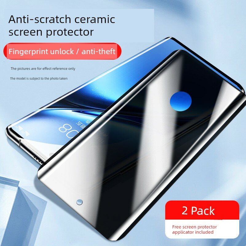 Vivo X200 Pro 8K Анти-бликовая керамическая пленка 2-комплект с 25° Анти-блик, AR покрытием, устойчивостью к отпечаткам