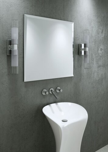 Зеркало Lustro Diamonte Silver 70х70