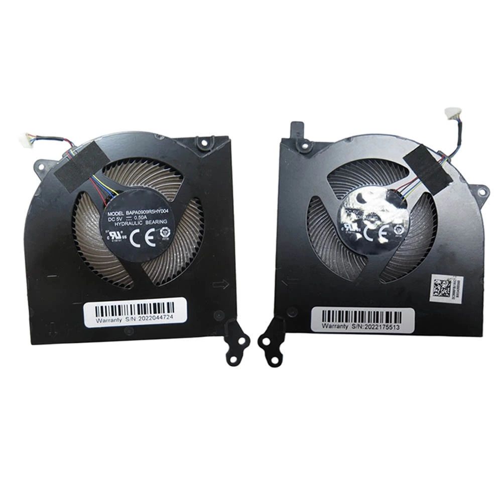 Для Lenovo BAPA0909R5HY004 BAPA0909R5HY008 DC5V 0.5A Вентилятор охлаждения процессора и видеокарты ноутбука Пара