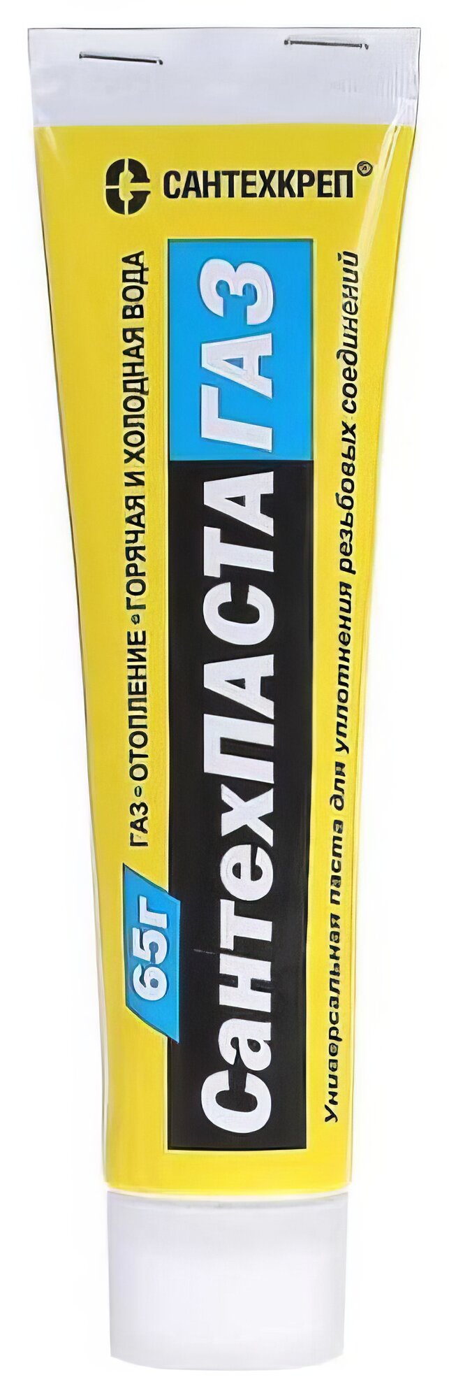 Паста для резьбовых соединений газопроводов Сантехкреп СантехПаста ГАЗ 65 гр. в тубе 2.2.6.
