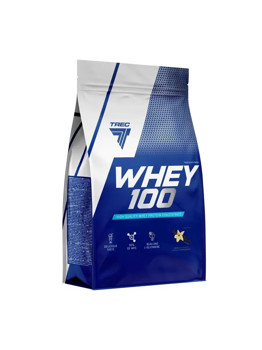 Протеин сывороточный Trec Nutrition Whey 100, 700 г, вкус: Ваниль