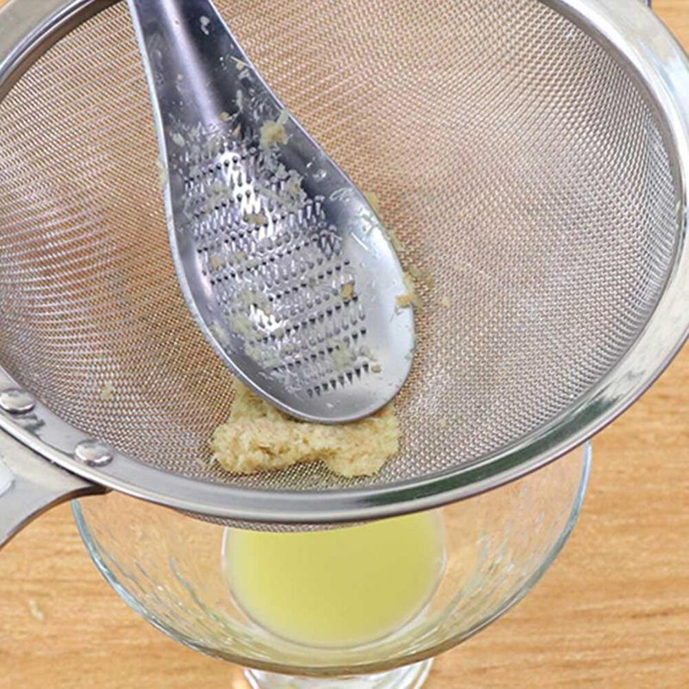 Garlic Press Кухонный Гаджет Из Нержавеющей Стали Для Чеснока И Овощей Размер 17x4 Cm