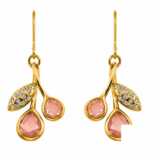 фото Серьги nina ricci, фианит, желтый