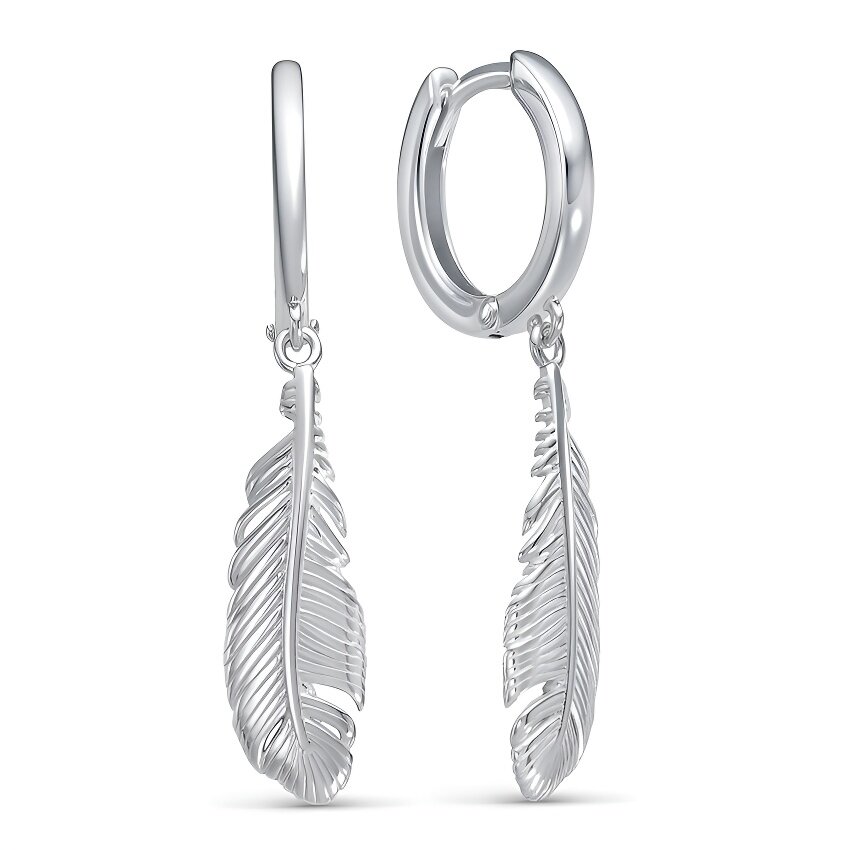 Серьги Яхонт, серебро, 925 проба