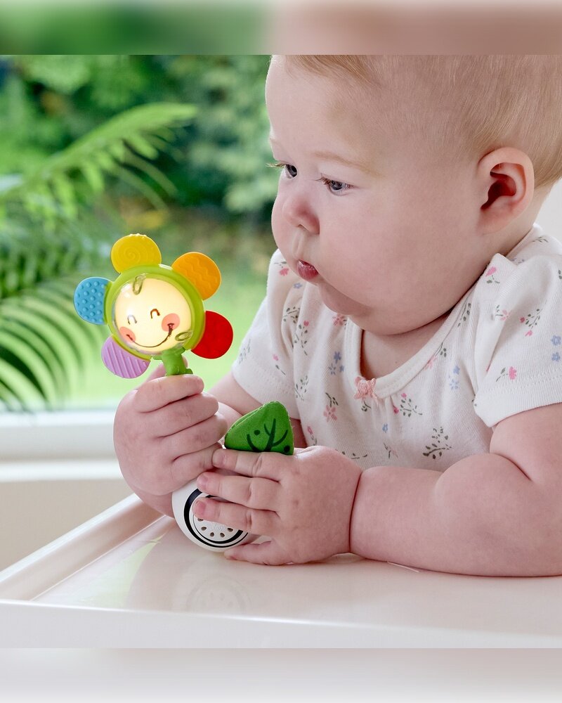 Игрушка Hape погремушка Погремушка светящийся цветок