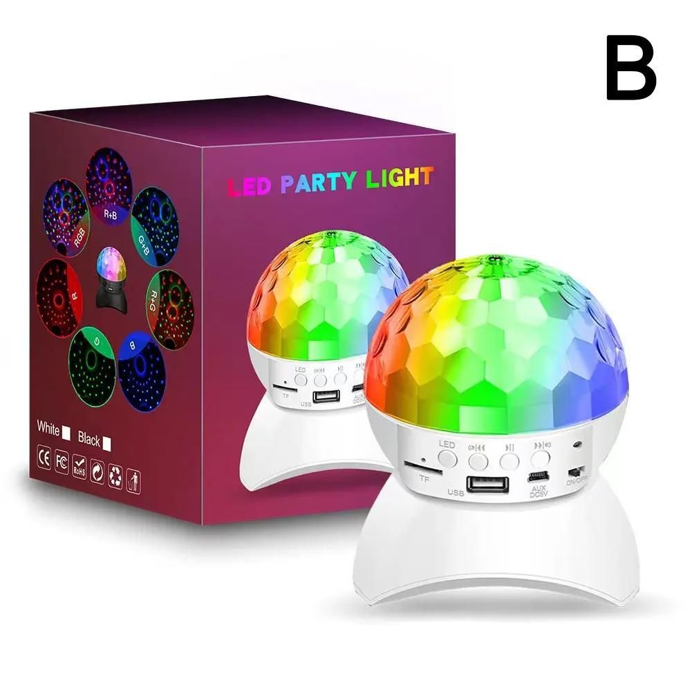 Дискотечный шар для дома, RGB с Bluetooth, ночник проектор