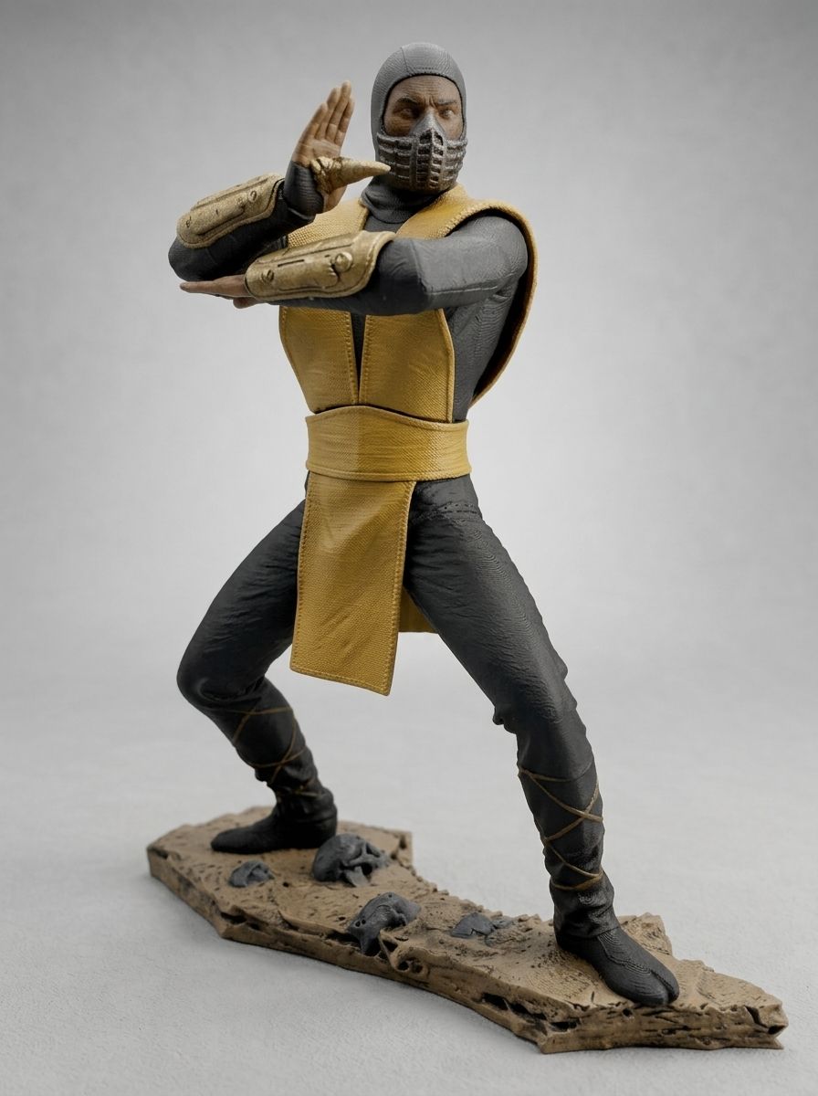 Фигурка Скорпион (Scorpion) под покраску 25 см