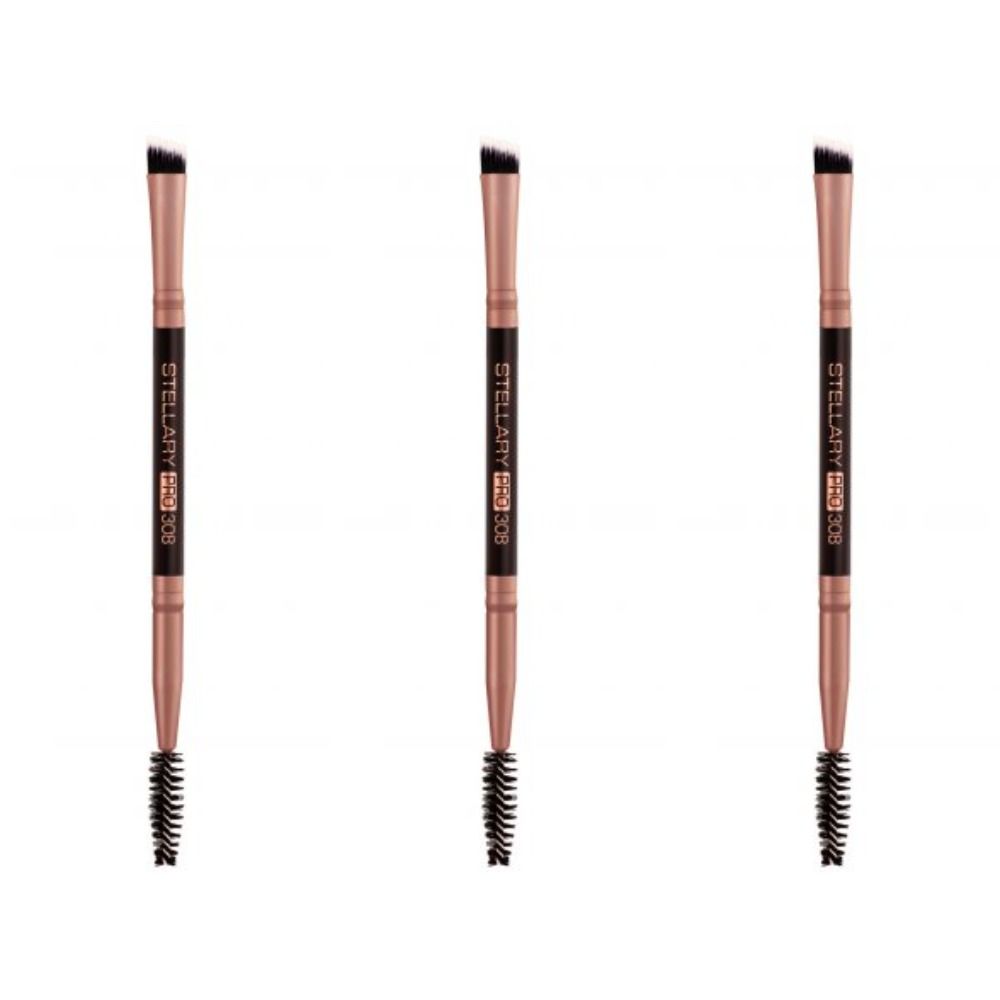 Stellary Кисть для бровей Eyebrow Brush Duo №308,