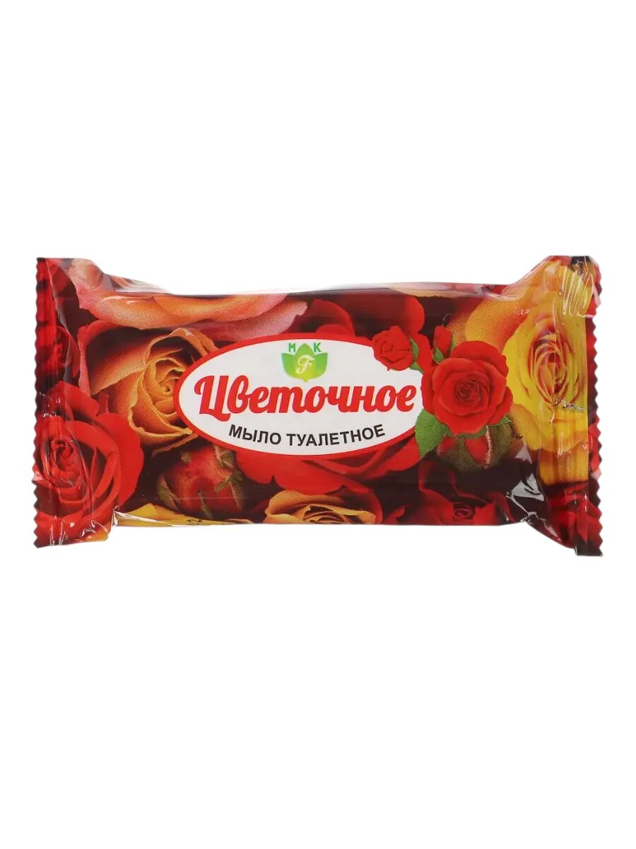 Мыло твердое Цветочное 100г