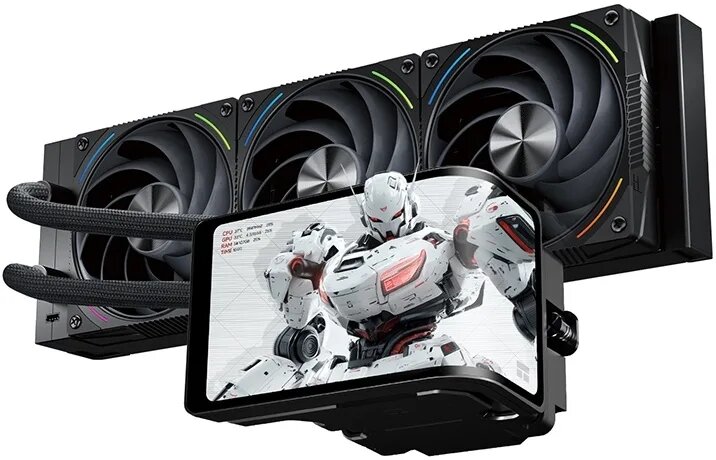 Водяное охлаждения Thermalright Wonder Vision 360 Turbo ARGB Black TRWV360TAB