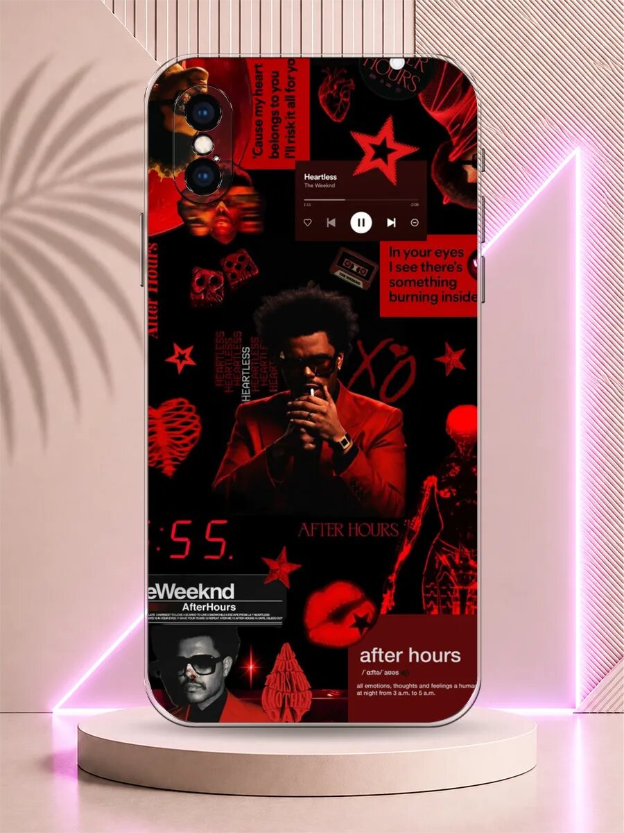 Чехол на iPhone X The Weeknd