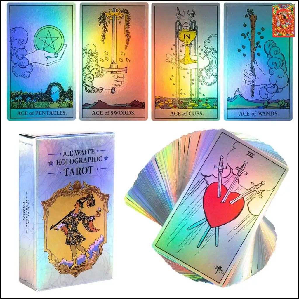 Карты Таро Уэйта для начинающих/Лазерного Всадника//The Rider Tarot,78 шт
