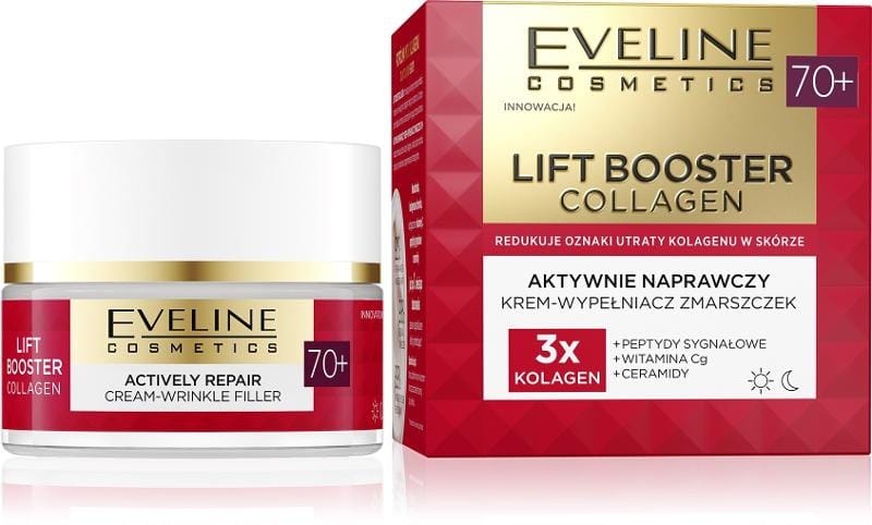 Крем для ухода за кожей Eveline Cosmetics Lift Booster Collagen 70+, 50 мл