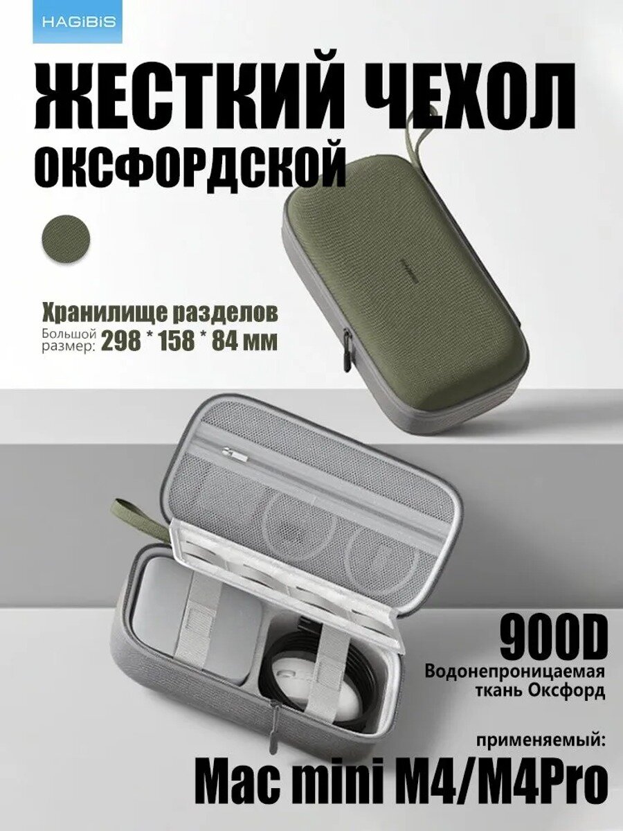 Чехол для Mac mini M4/M4Pro Оксфордская ткань - корпус Защита от ударов