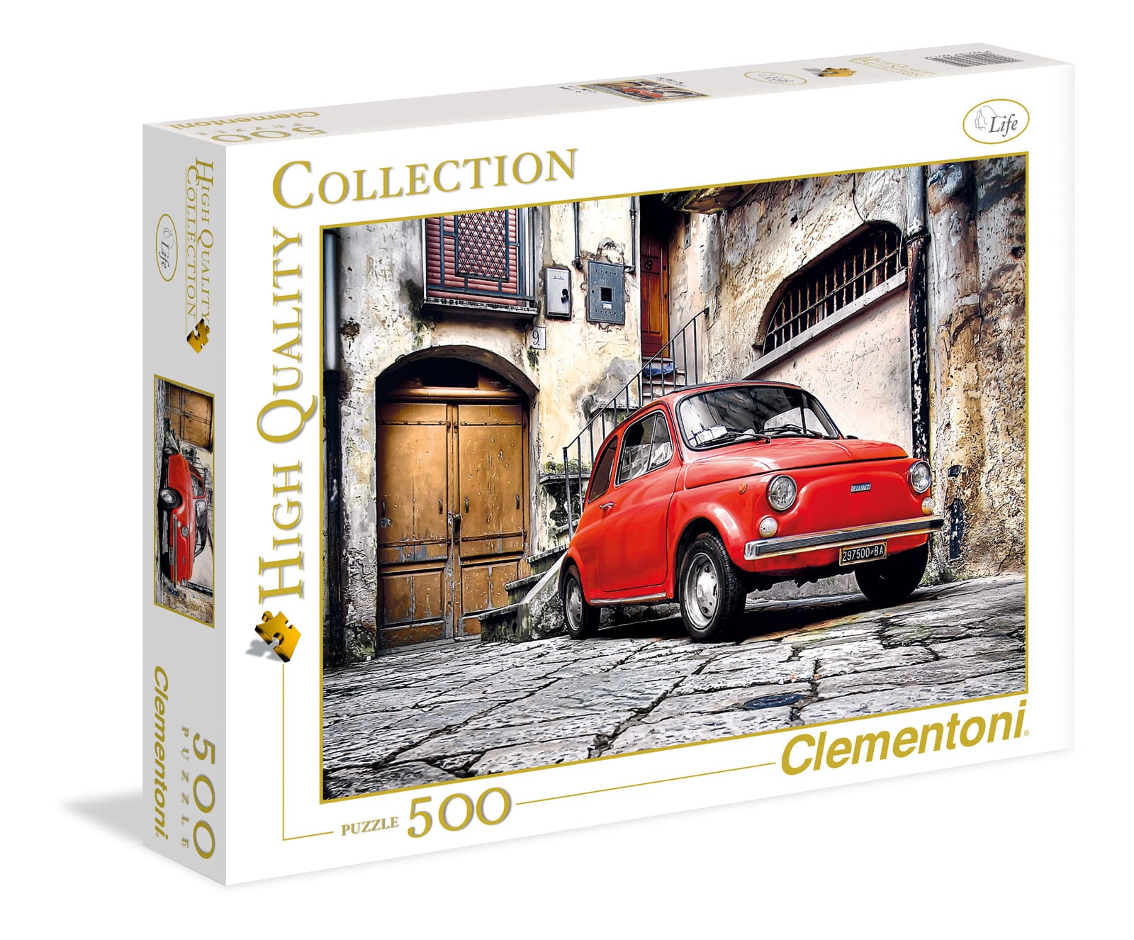 Пазл Clementoni Fiat 500, 500 элементов, 49х36 см