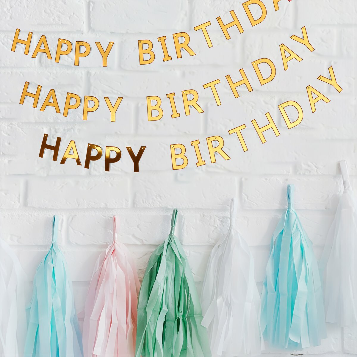 Декор для дня рождения, гирлянда с надписью Happy Birthday подходит для детей и взрослых любого возраста на семейном празднике