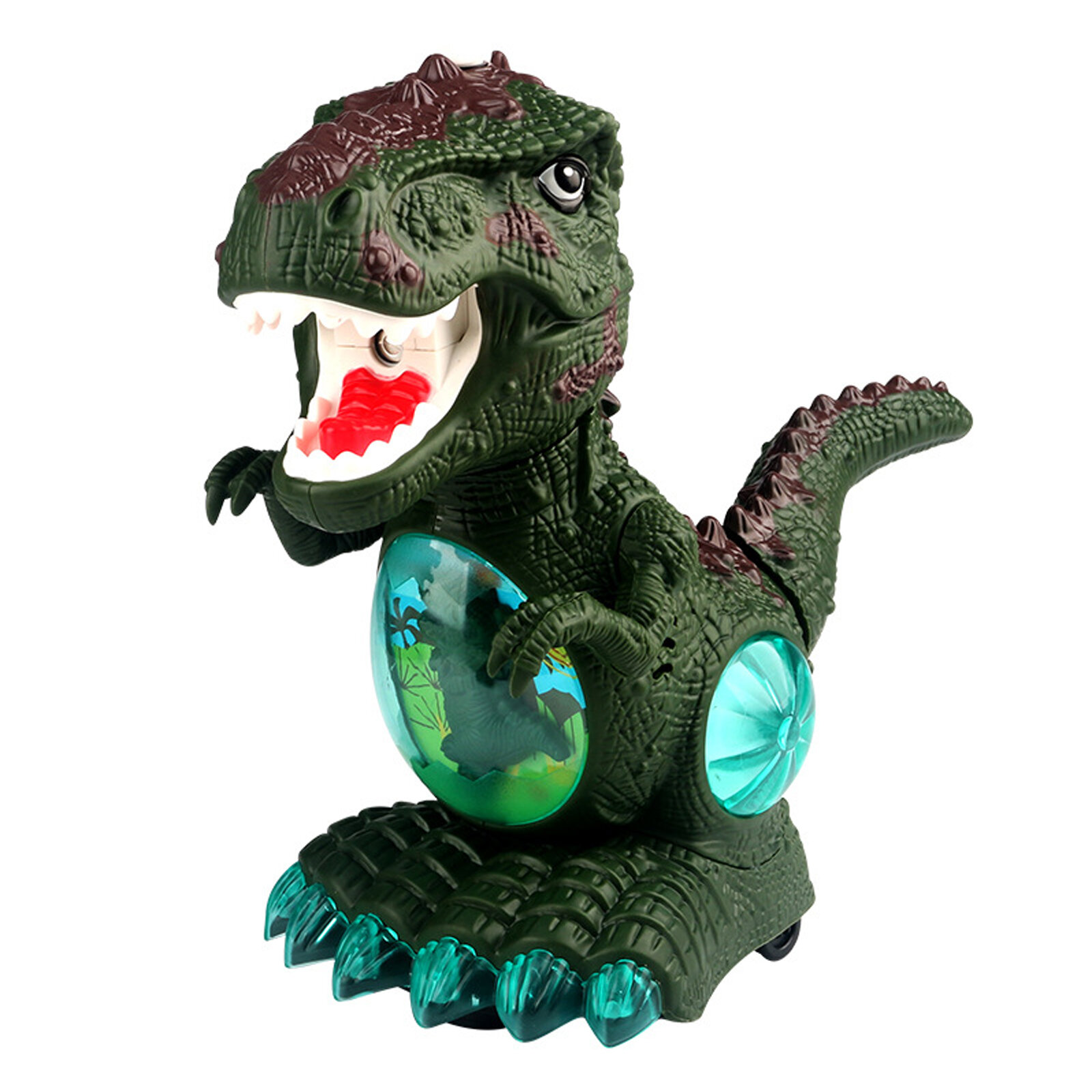 Игрушечный динозавр с музыкальными и световыми эффектами, Roar Music and Lights Dinosaur Toy, с функцией распыления, развивающий для детей