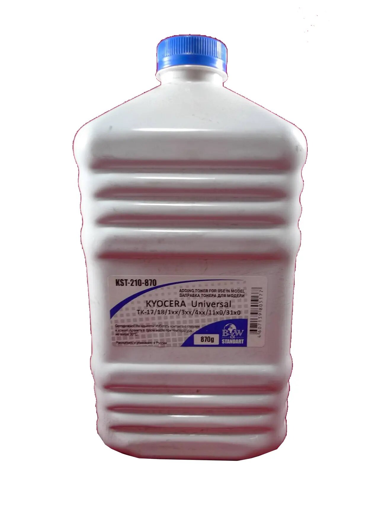 Тонер B&W для Kyocera TK-410, 420, 435, 475, KM-1620, 1650, 2020, 2035 TASKalfa 180, 181, 220, 870гр {KST-210-870}