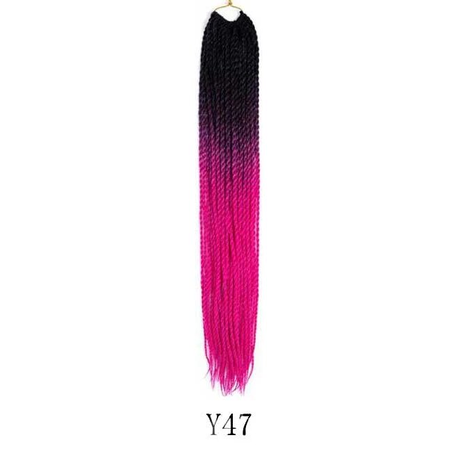 QP Hair Синтетические сенегальские косы 24 дюйма 30 корней # 17