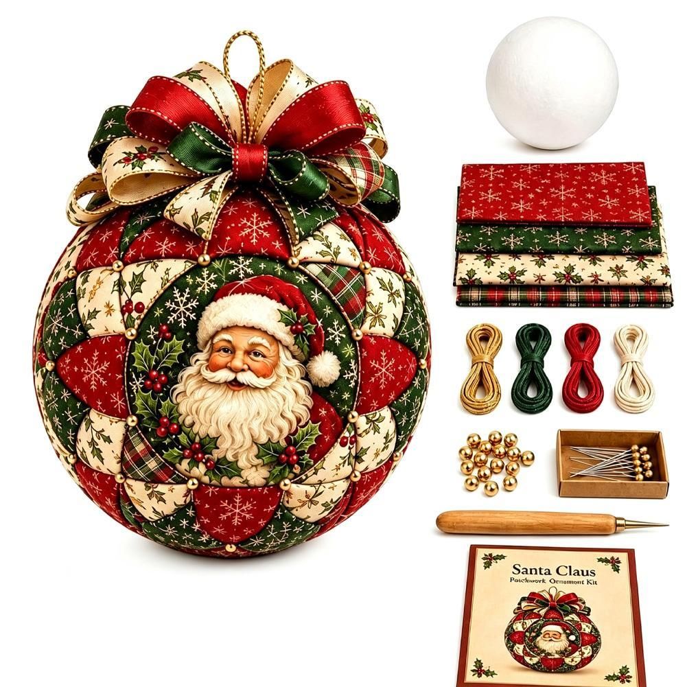 Набор для создания ёлочной игрушки, пэчворк, снеговик, 15 см