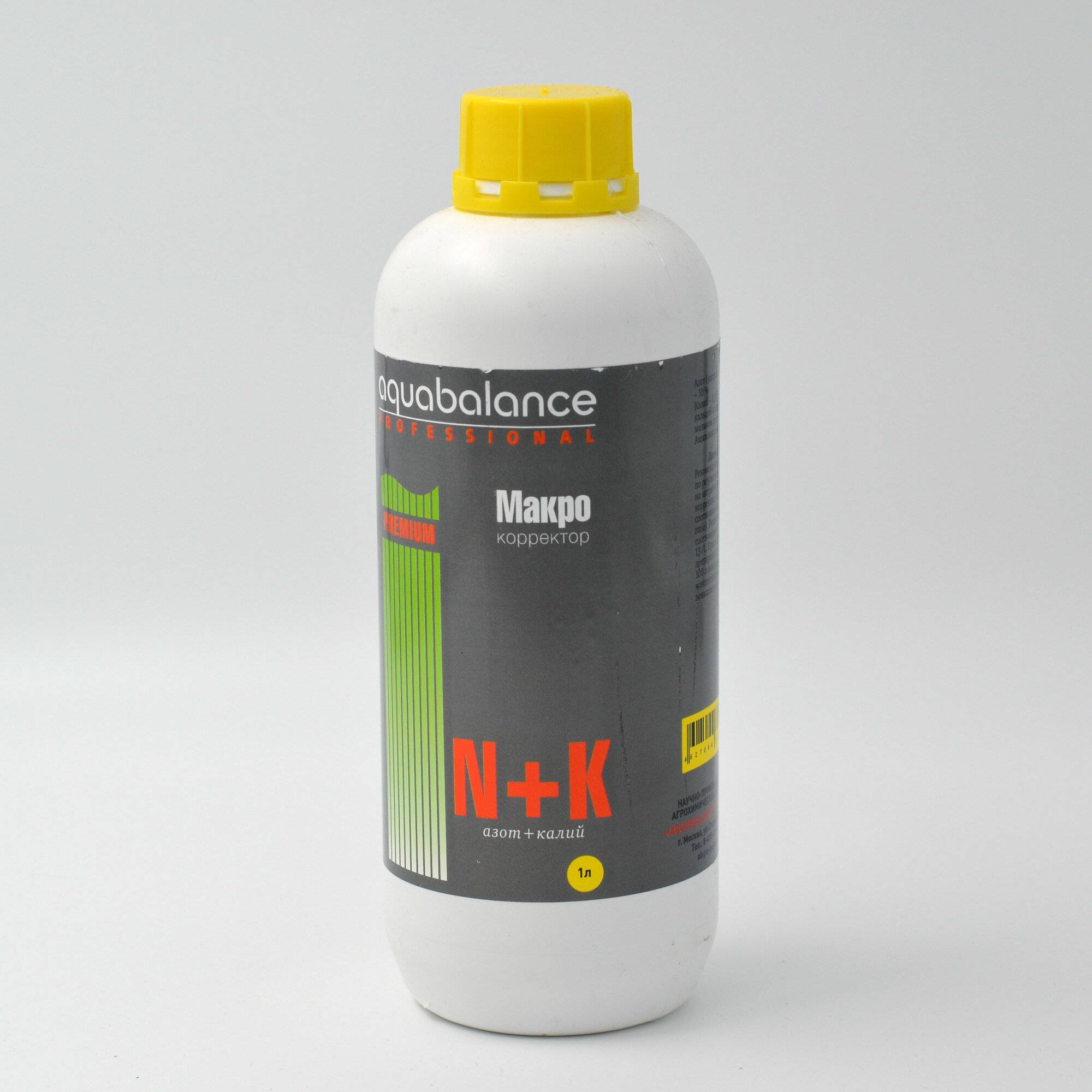 Aquabalance Premium "Макро N+K" 1 л - удобрение для аквариумных растений (азот, калий)
