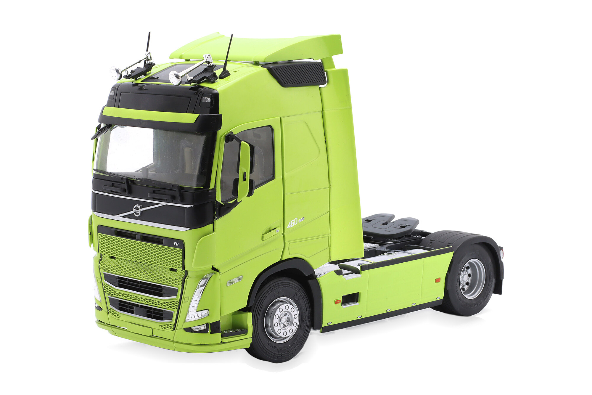 Модель коллекционная Volvo fh globetrotter xl truck 2023 neon green / вольво фх глобетроттер ксл трук неон зеленый