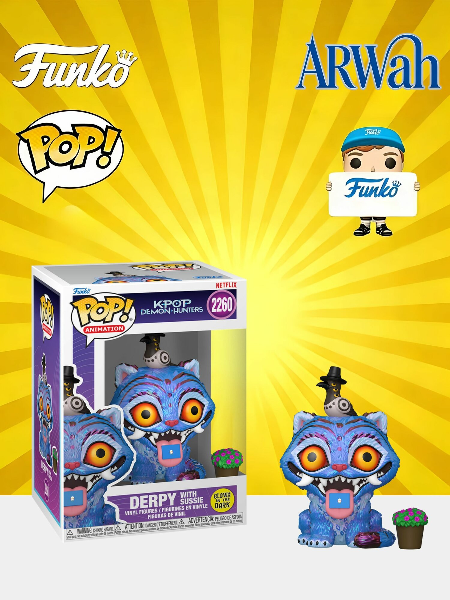 Фигурка Funko Pop! Аниме KPop Demon Hunters Derpy with Sussie (2260) 72985--NS930