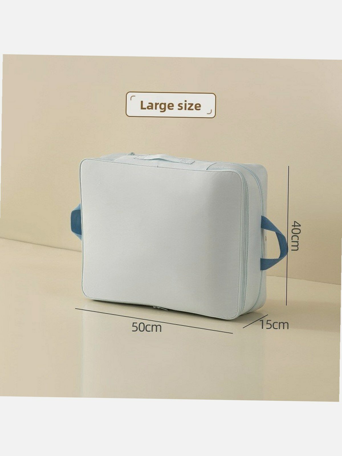 Premium duvet organizer with large capacity for bedroom and travel storage brand unknown blue large