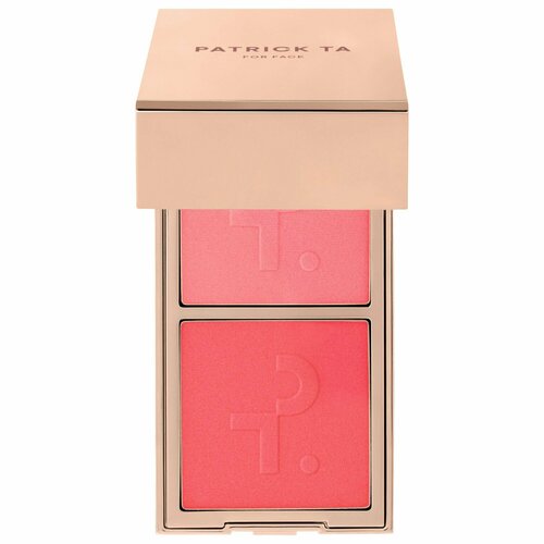 фото Румяна в мини формате двойные в палитре patrick ta transition blurring blush duo - quite confident, 6 г