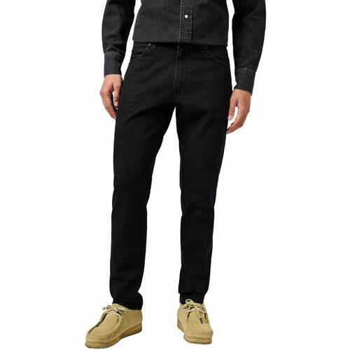 фото Джинсы wrangler men river tapered jeans, размер 30/32, черный
