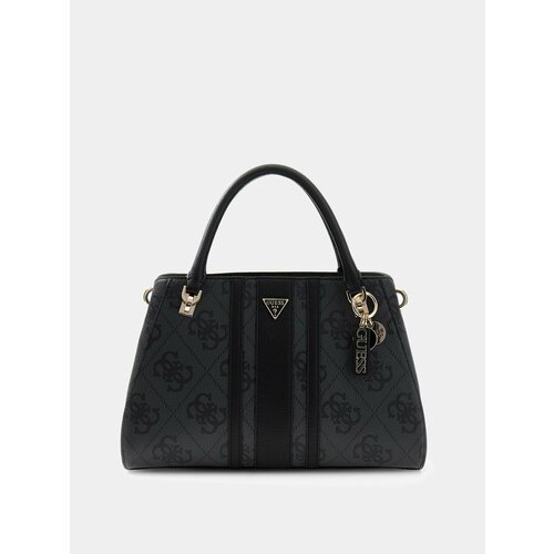 Сумка GUESS, фактура зернистая, матовая, серый