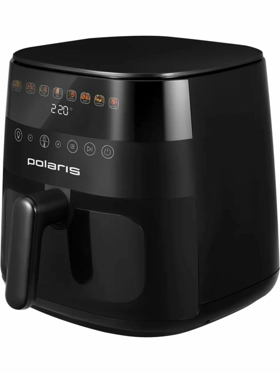 Аэрогриль Polaris PAF 8003W WIFI IQ Home 7.5л 1800Вт черный AirGril Polaris PAF 8003W WIFI IQ Home 7.5L 1800W black