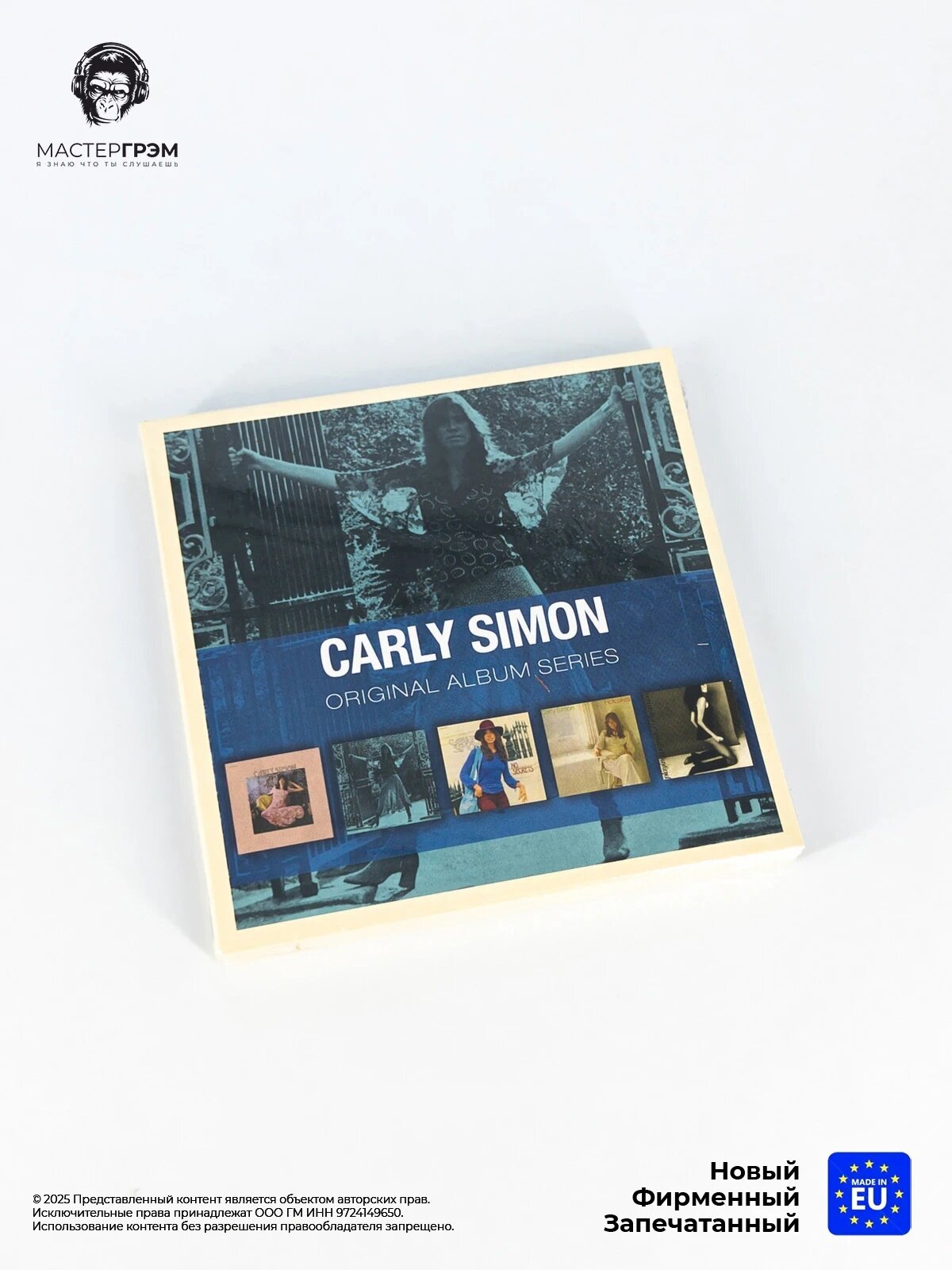 CD диск Carly Simon - Original Album Series (5CD) 2011, Papersleeves In Case