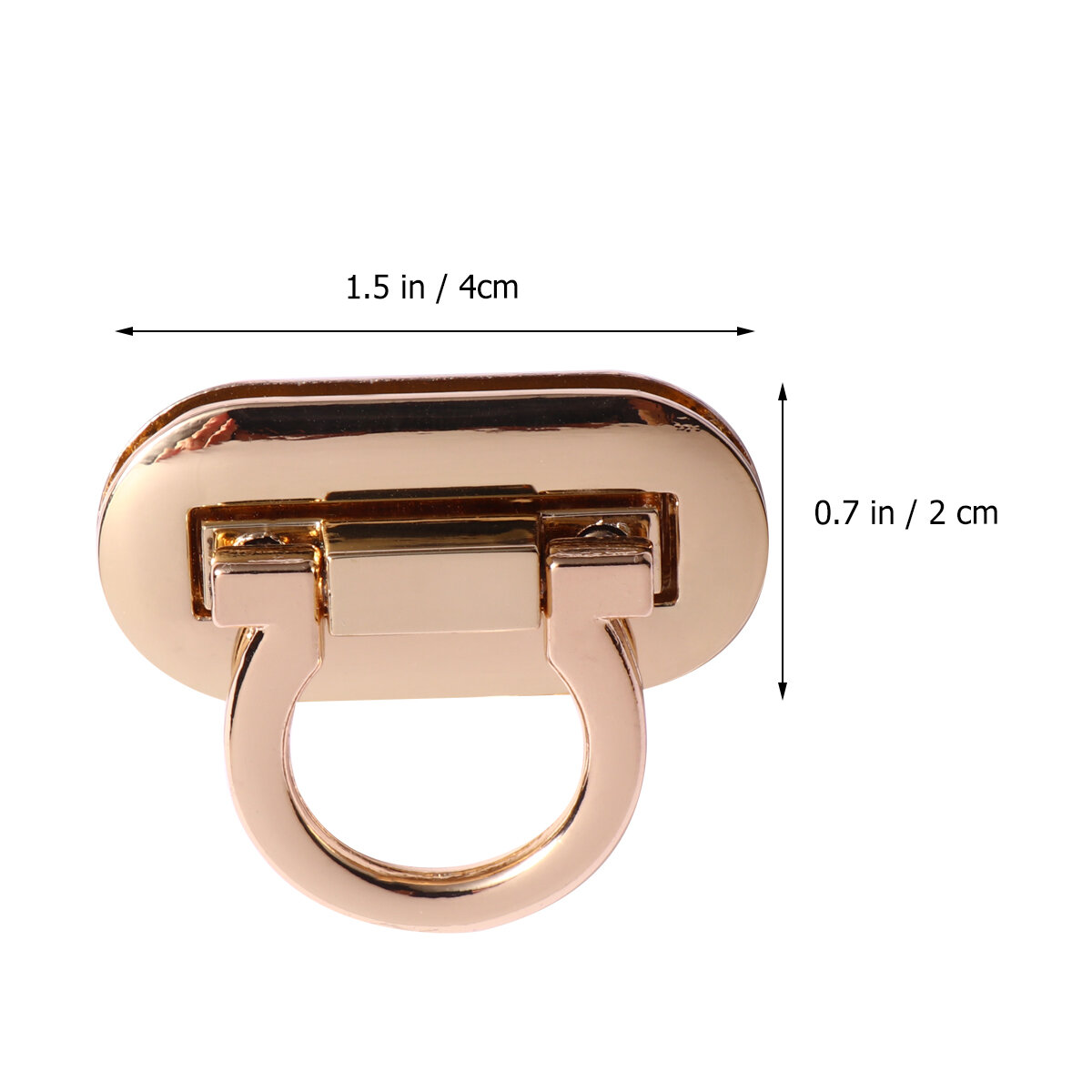 4 Штуки Прочный Сплав Навесной Замок Для Чехла Mortise Замок В Дар fashion 2X4CM Golden