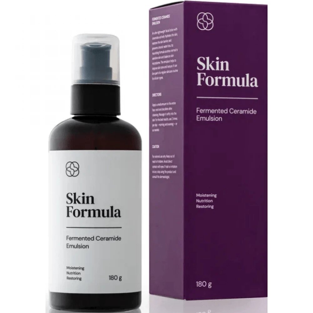 Skin Formula Увлажняющая эмульсия с комплексом церамидов для восстановления гидролипидного баланса Fermented Ceramide Emulsion, 180 мл
