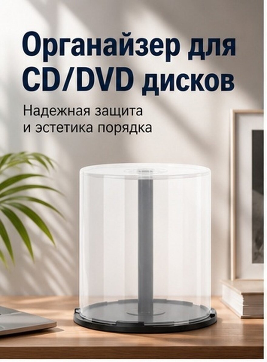 Прозрачный Корпус Для Хранения CD DVD Из PP Материала 15.10X14.20X14.20CM