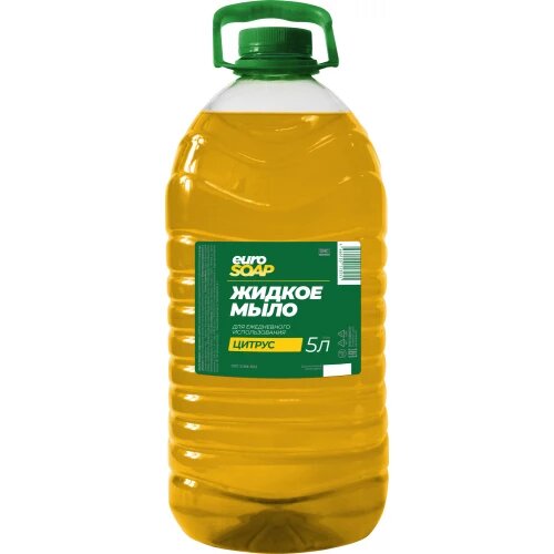 Мега Жидкое мыло EURO SOAP Цитрус, 5 л