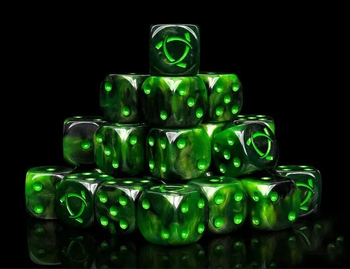 20pcs+Железную коробкуWarhammer 40K диаметром 16 мм Grand Alliance Destruction DiceWarhammer Age of Sigmar warhammerdice, игральная кость