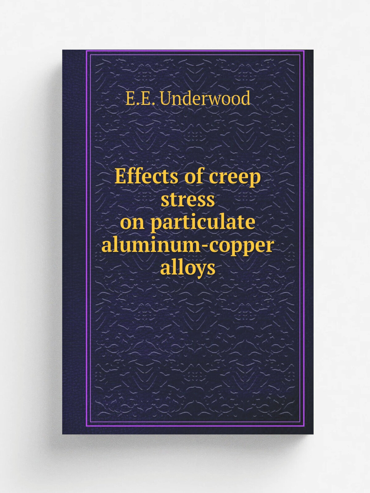 Effects of creep stress on particulate aluminum-copper alloys | E.E. Underwood | 1959 | Репринт