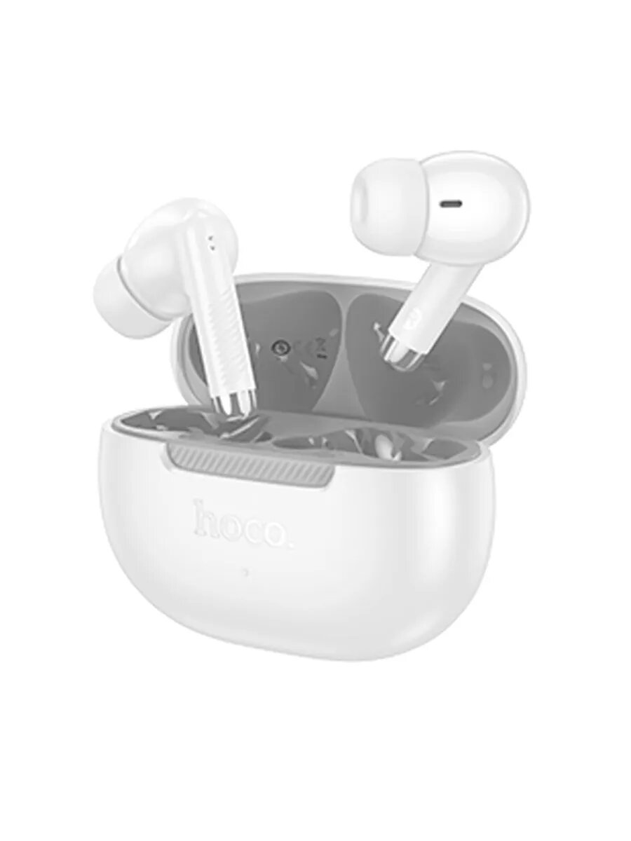 Наушники Bluetooth Hoco EQ24, в кейсе с сенсорным экраном. цвет белый