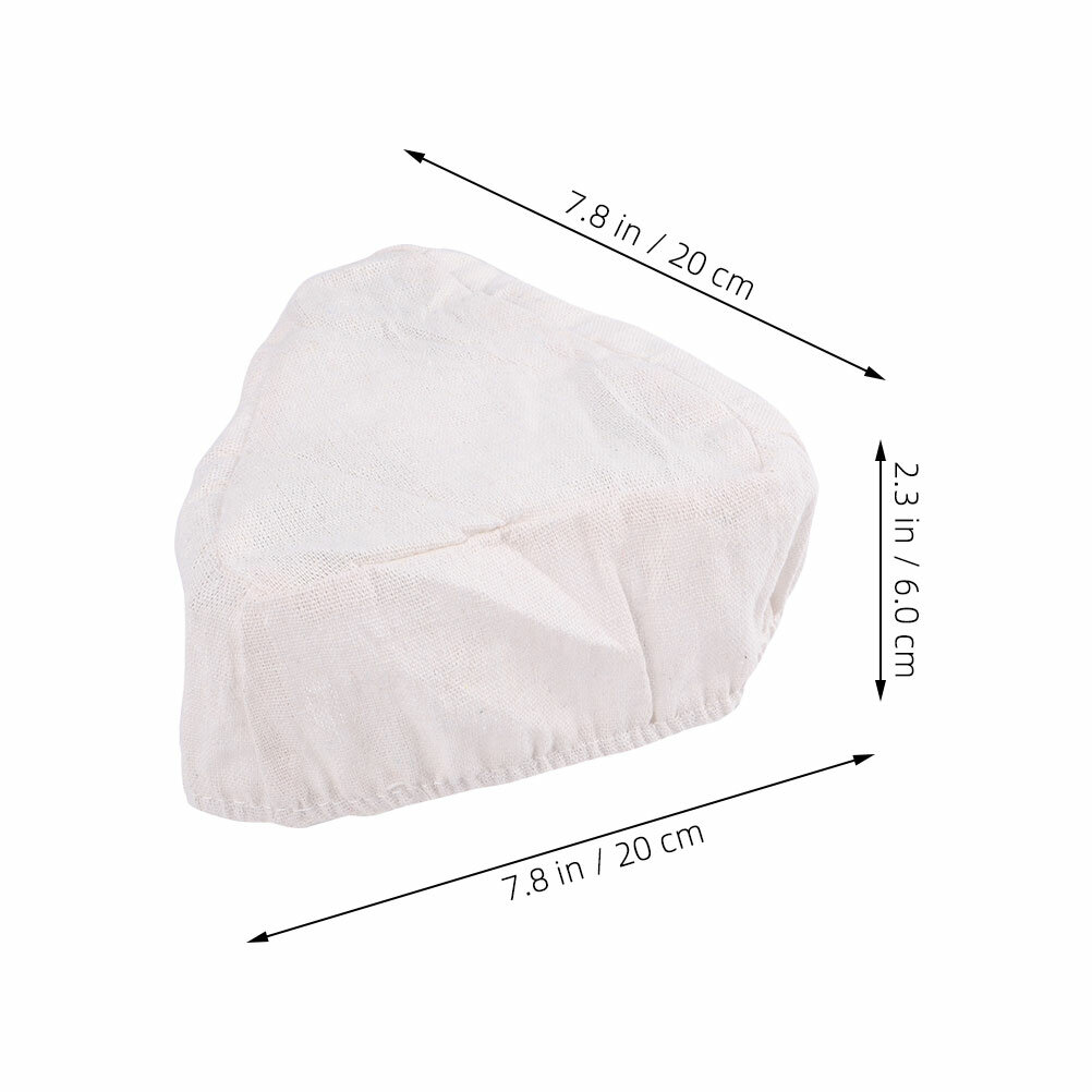 Покрытие Для Корзины Хлеба Из Ткани Белого Цвета 20.00X20.00X6.00Cm