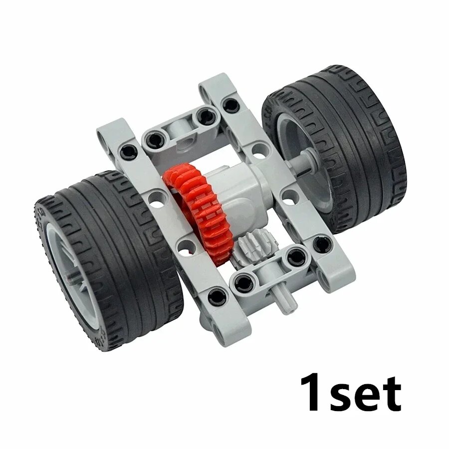 Lego Technic Дифференциал 9, серый/черный