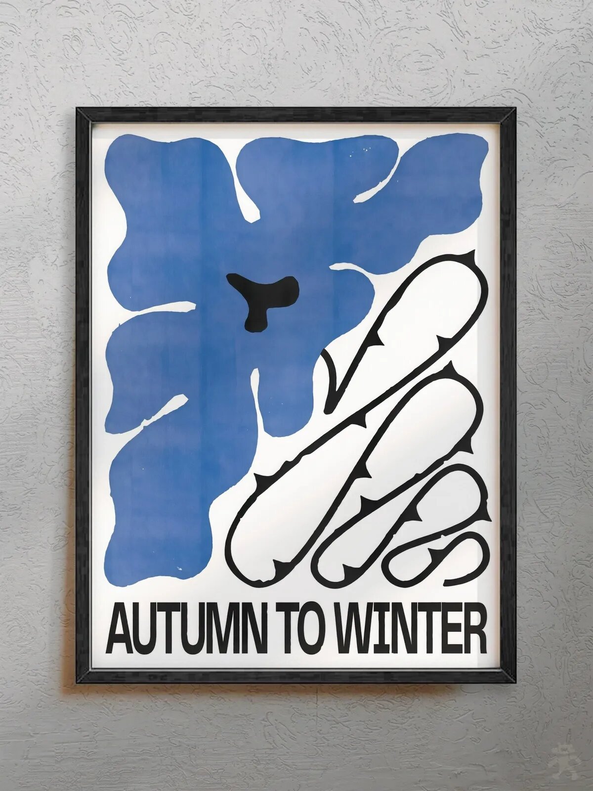 Интерьерный постер "Autumn to Winter" в стиле pinterest, формат 30x40 см