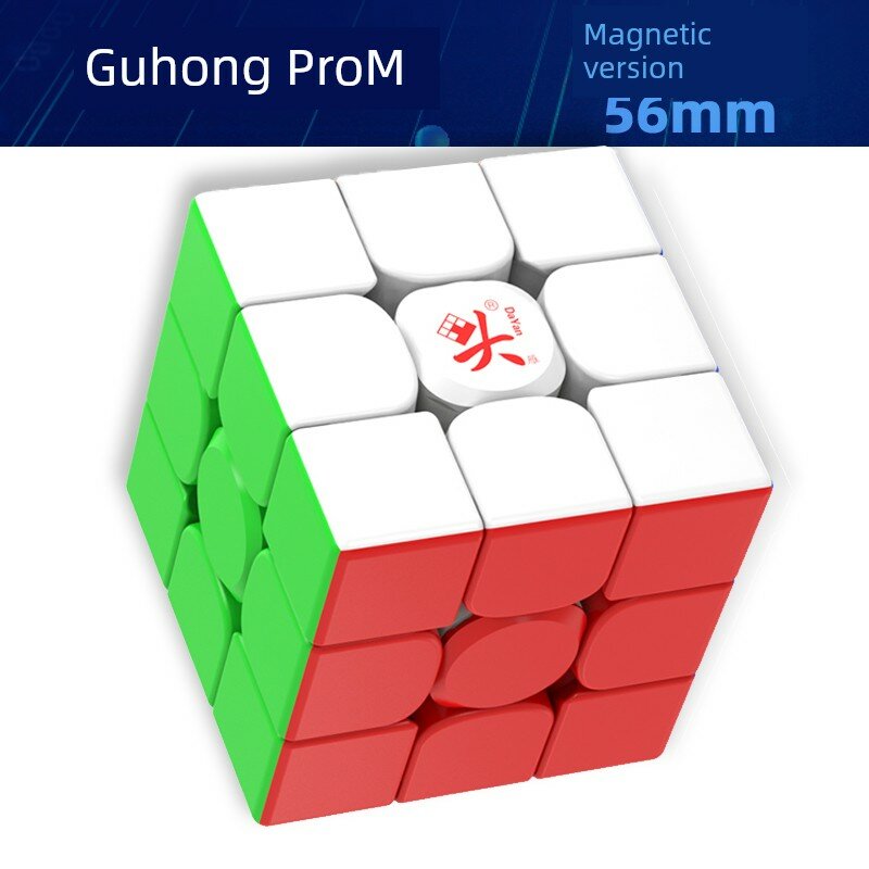 Danya Pro Магнитный Скоростной Кубик 3x3 с Мощными Магнитами, 56 мм, Идеально для Любителей Головоломок